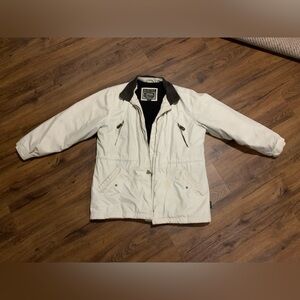 Cream windbreaker/ Pacific Trail Jacket